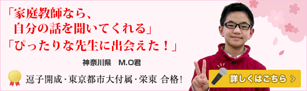 逗子開成・東京都市大付属・栄東合格