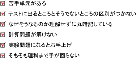 「ケアレスミスがなくならない」「苦手単元が穴埋めできていない」「1問解くのに時間がかかりすぎている」「途中式を書いていない」「字が雑で見直しできない」「応用問題になると解けなくなる」